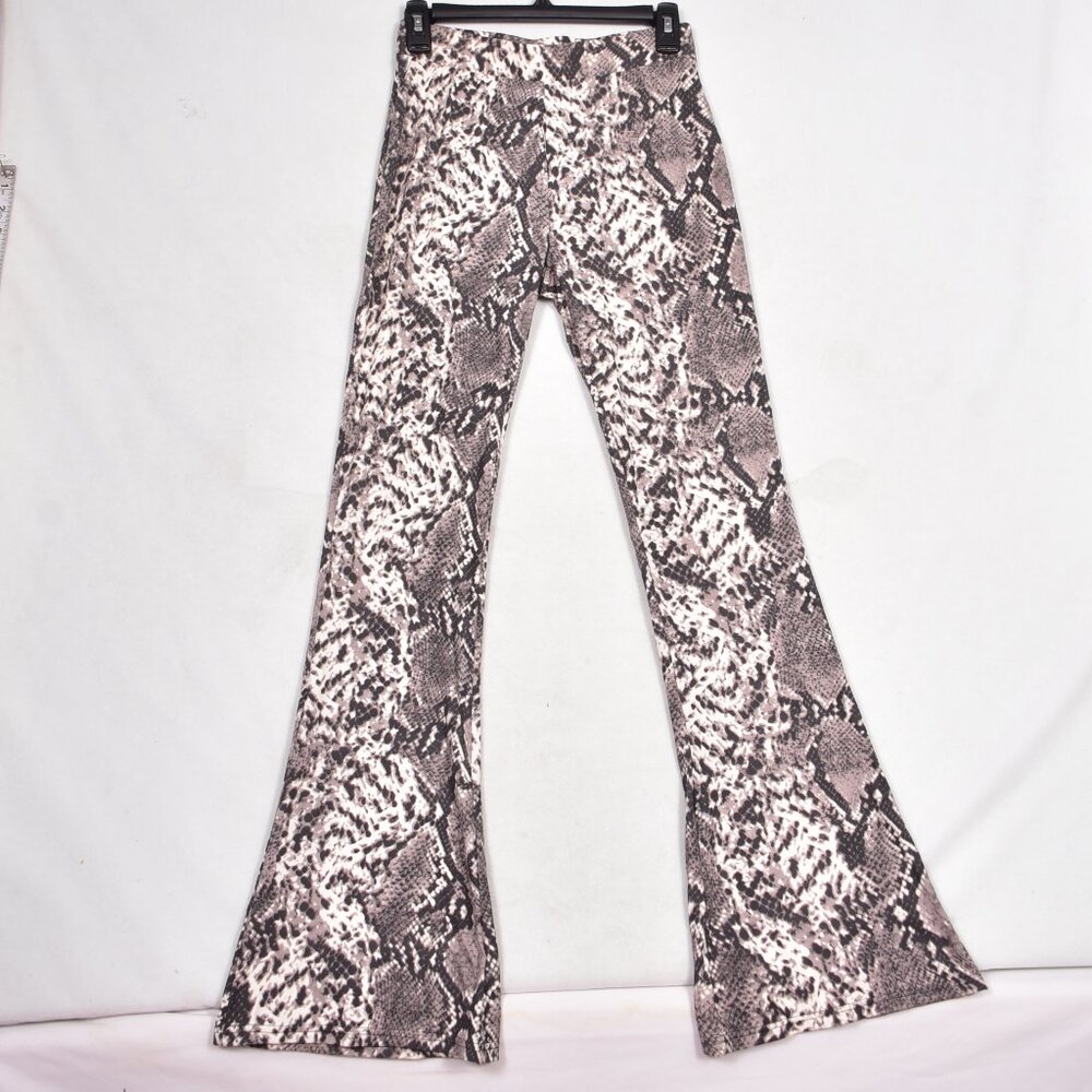 Maze Women's Snake Skin Print Wide Leg Leggings Size Small